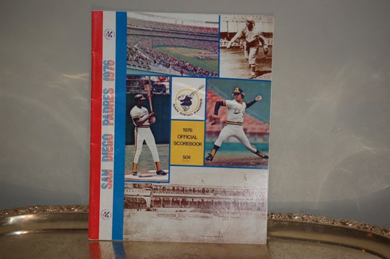 Vintage San Diego Padres 1976 Official Scorebook