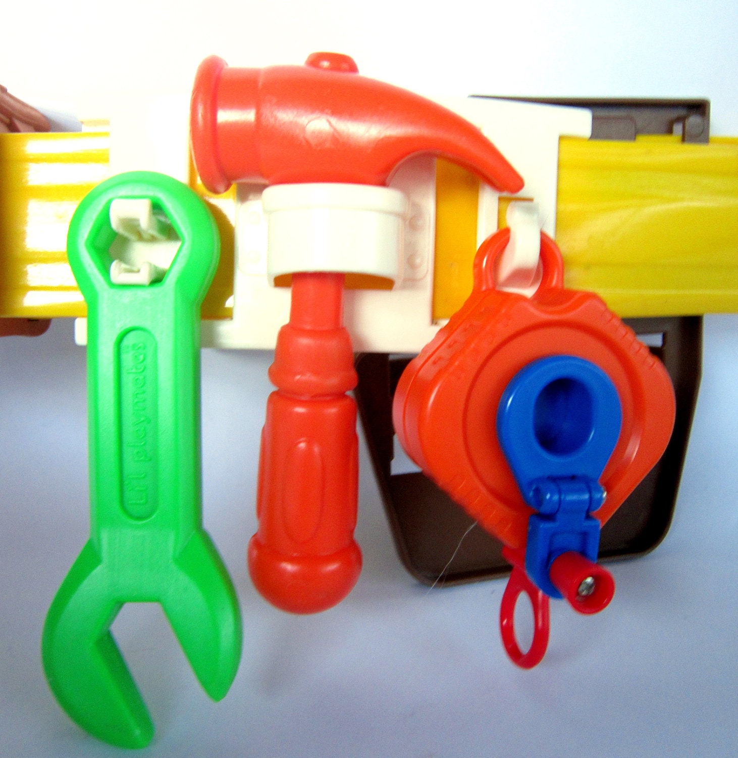 Vintage Toy Tool Belt & Tools Set Li'l Playmates
