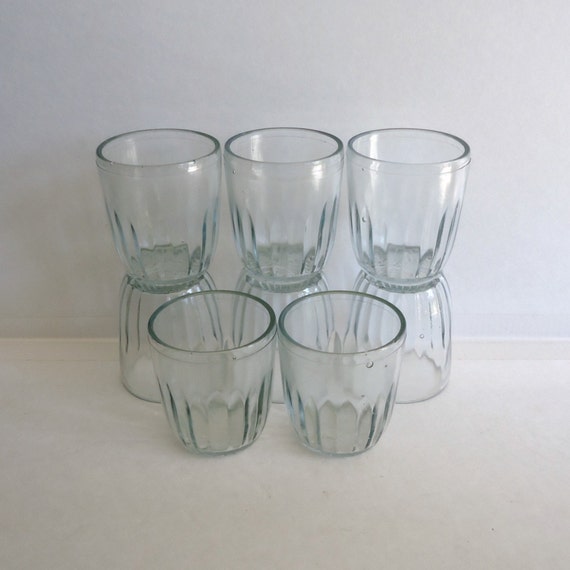 Vintage Jelly Jar Glasses