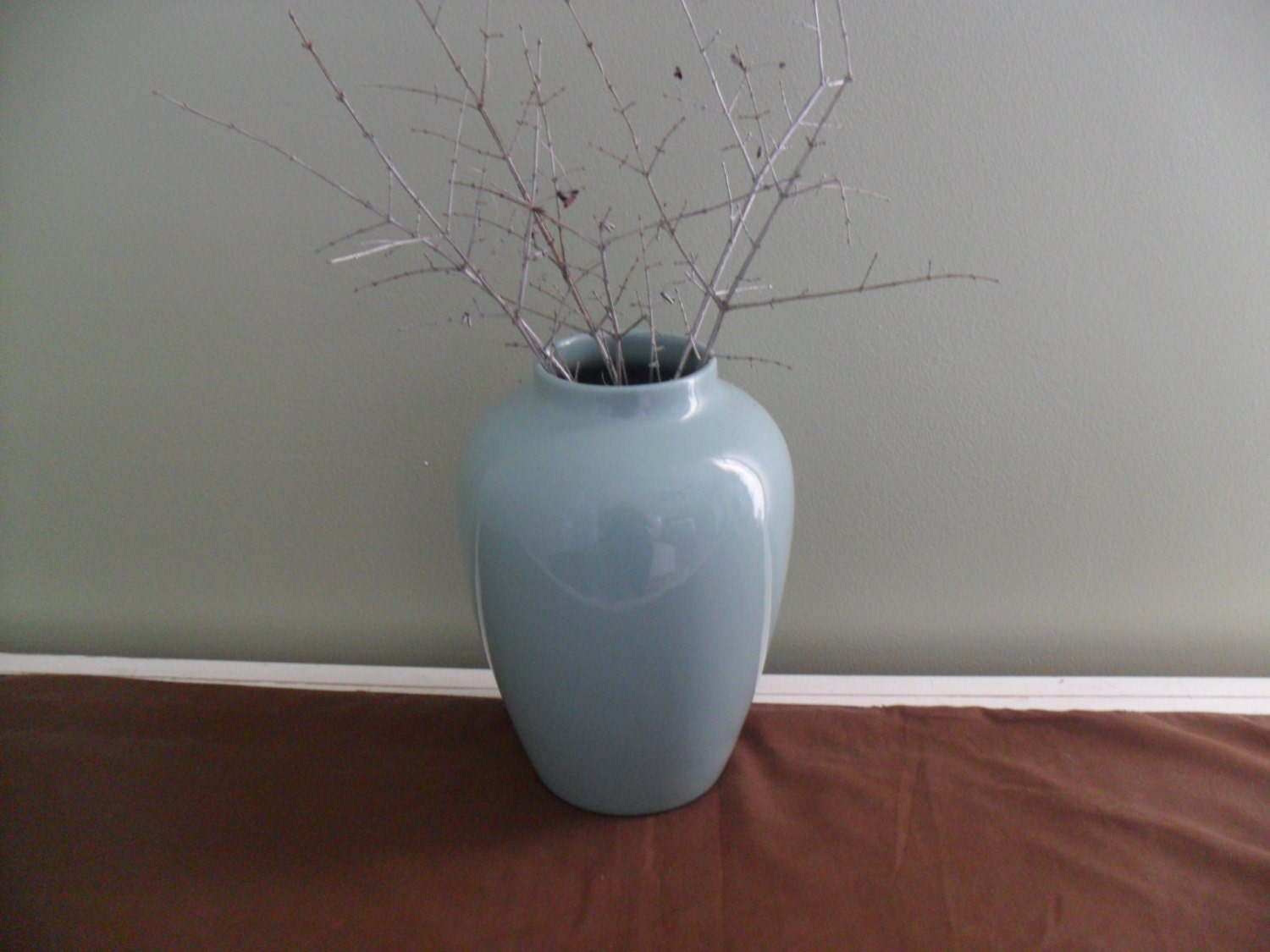 Haeger Large Mint Green Vase by TheRetroRemedy on Etsy