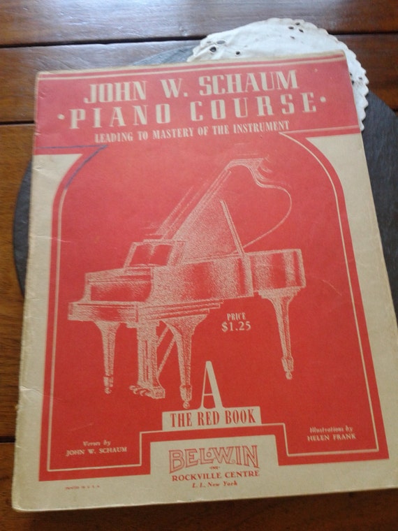 1960s Childrens vintage beginner piano music book: 60s