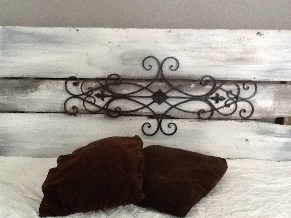 shabby chic wrought iron headboard shabby chic wrought iron headboard