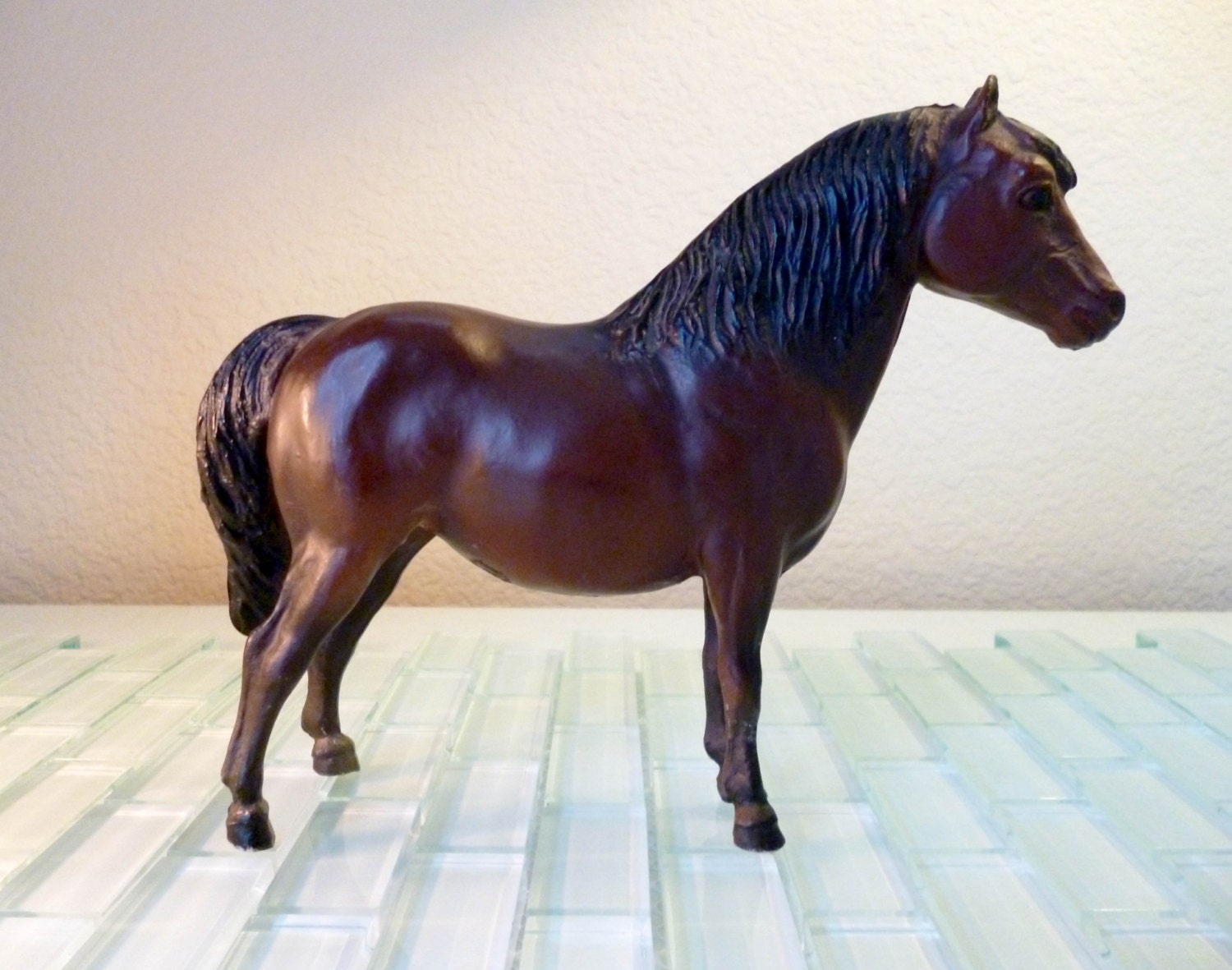 Vintage Breyer Horse Model Bay Shetland Pony by VintageAndOddities