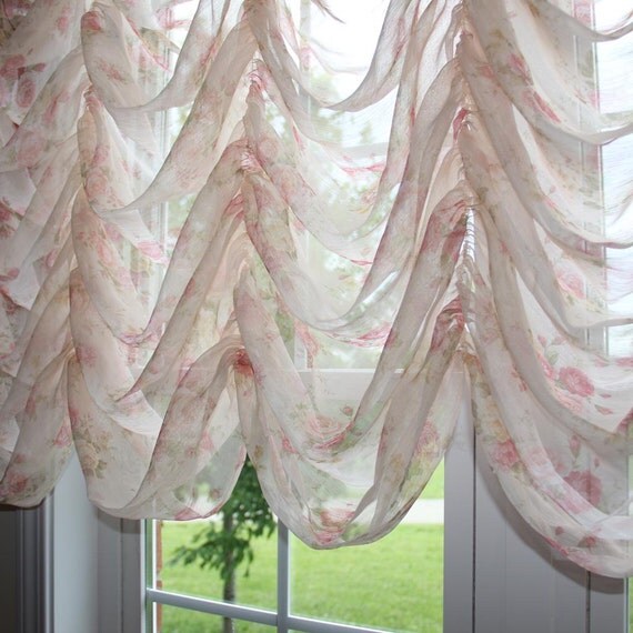 Austrian Festoon Brail Roman Waterfall Victorian Balloon Rose