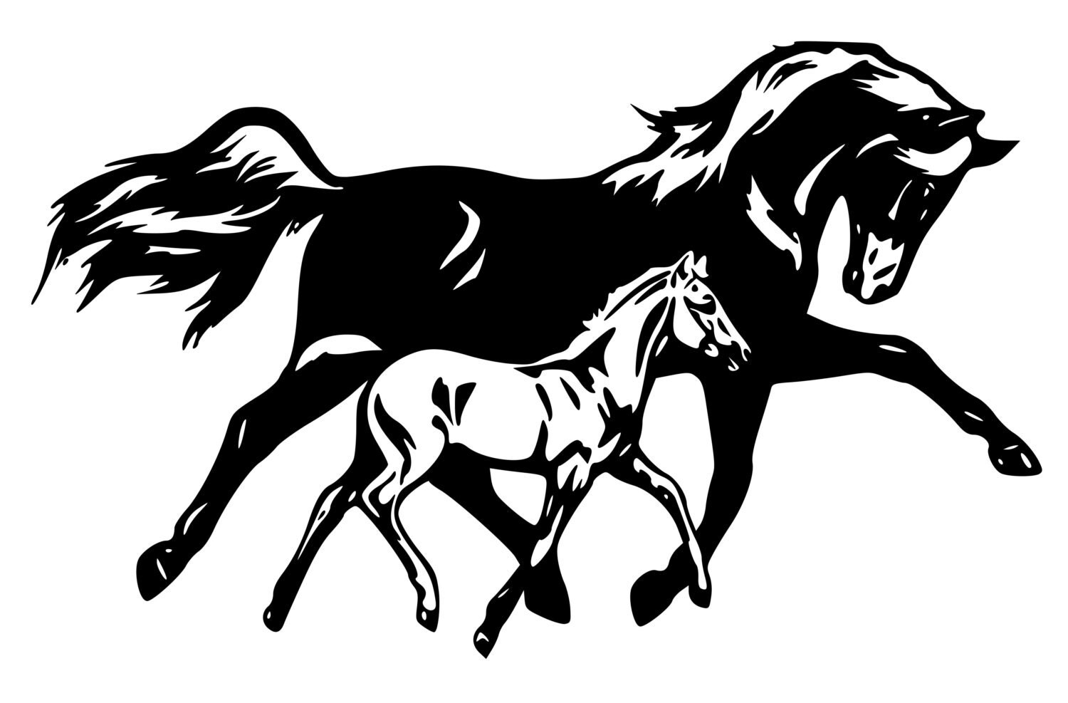 clip art reining horse - photo #23