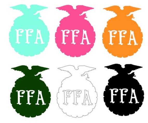 Items similar to FFA Emblem Vinyl Car Decal on Etsy
