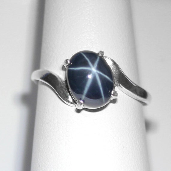 Genuine 2 7ct Blue Star Sapphire Ring Sterling Silver Star   Il 570xN.448703764 Ivvg 