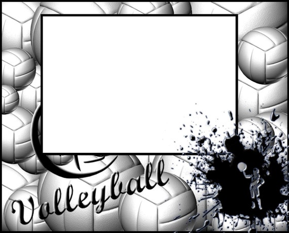 Items similar to 8x10 Volleyball Picture Frame on Etsy
