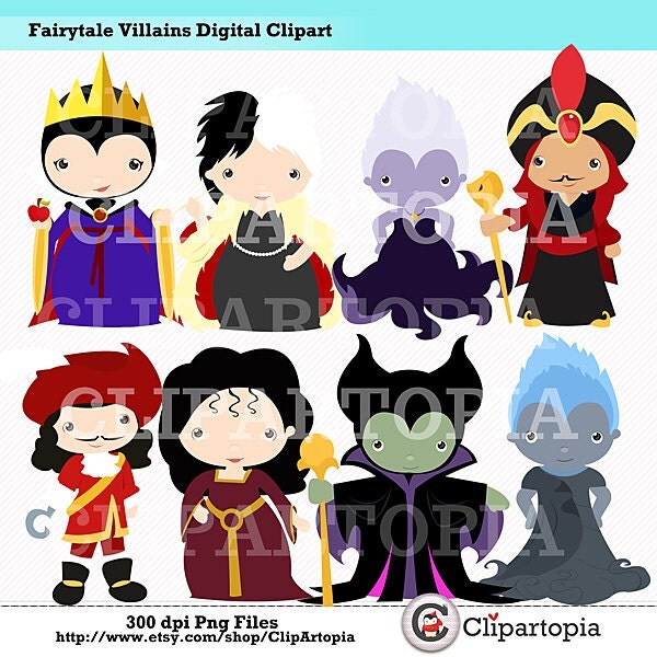 Fairytale Villains For Personal and Commercial Use / INSTANT