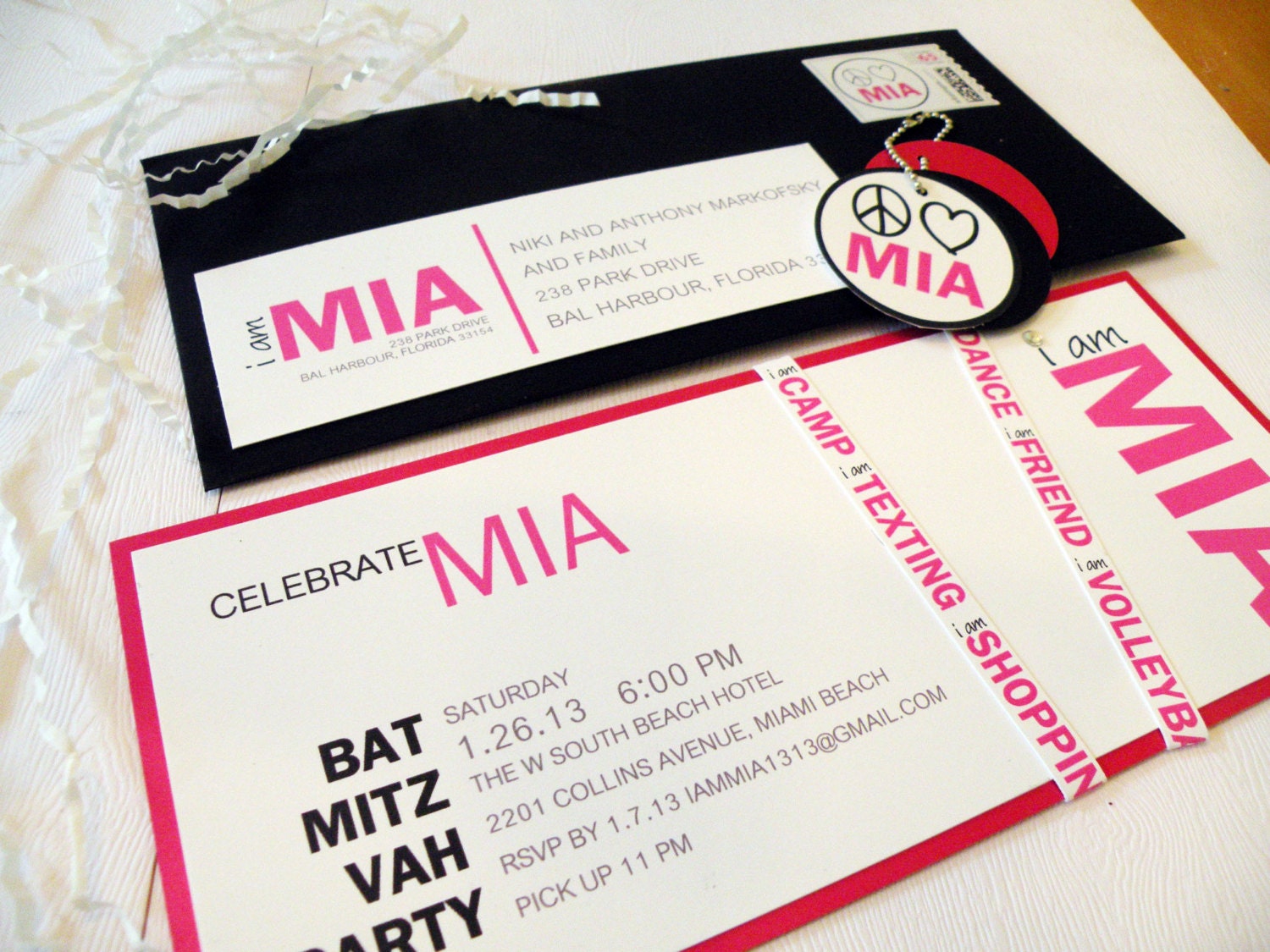 Modern Bat Mitzvah Invitations 5