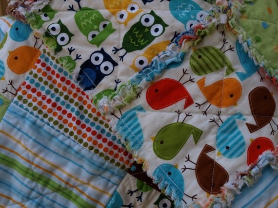 Quilt for Baby or Toddler - Urban Zoologie
