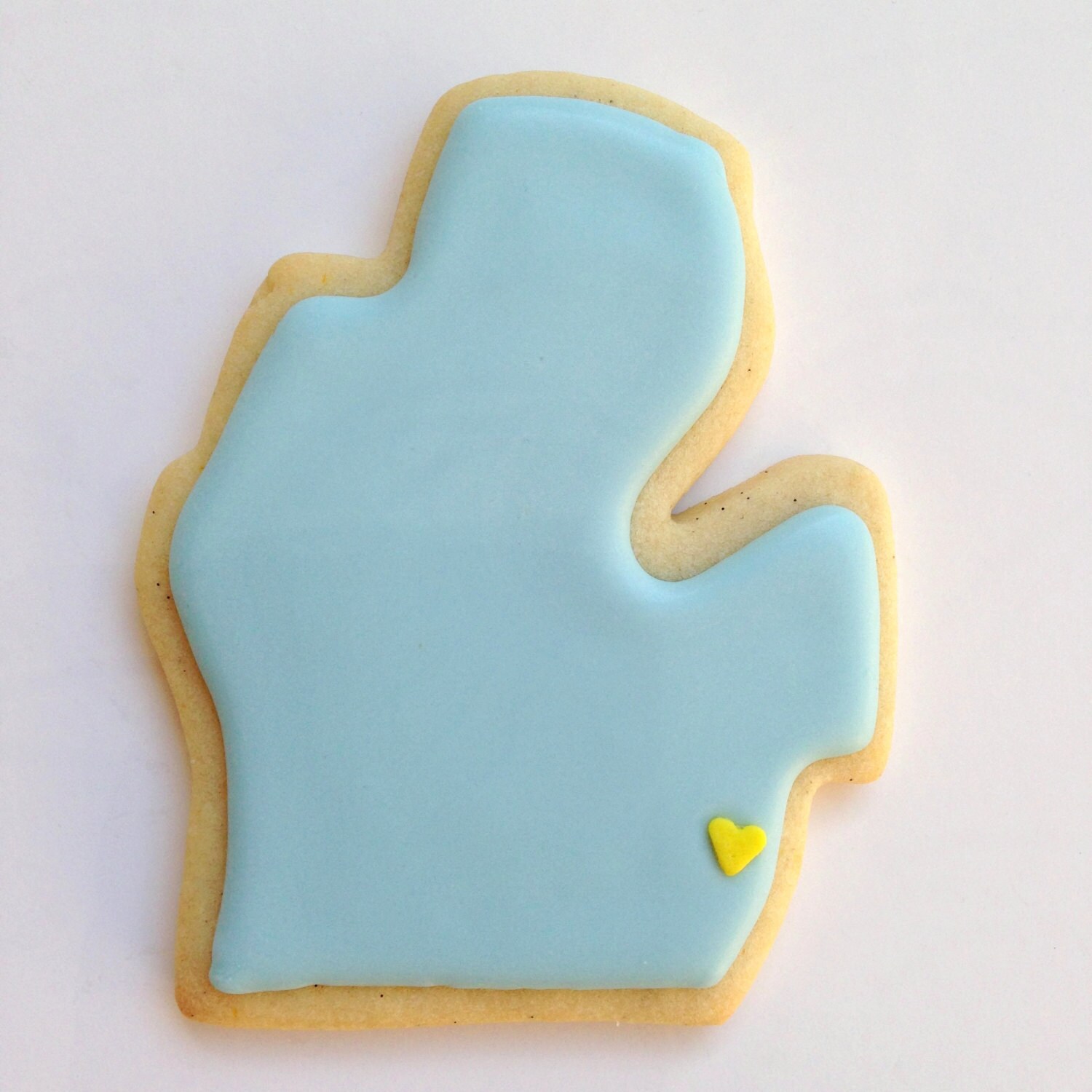 Michigan Mitten sugar cookies