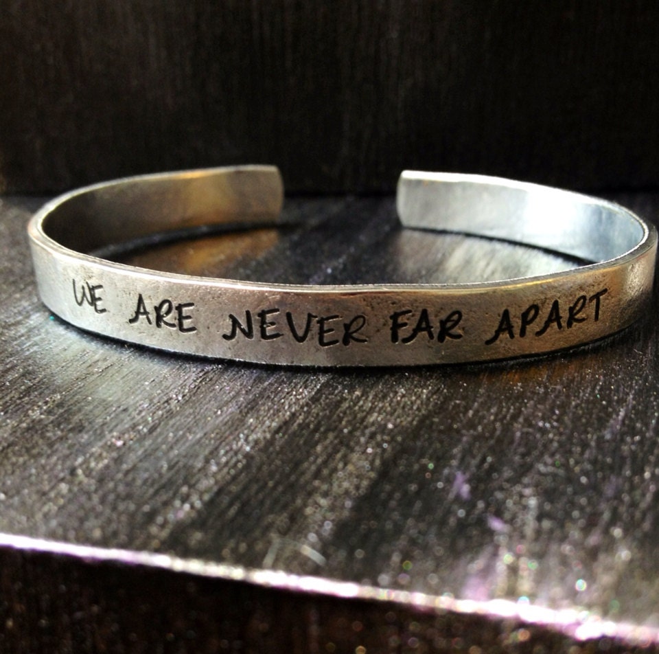 Engraved bracelet Personalized Bracelet Cuff Bracelet quote