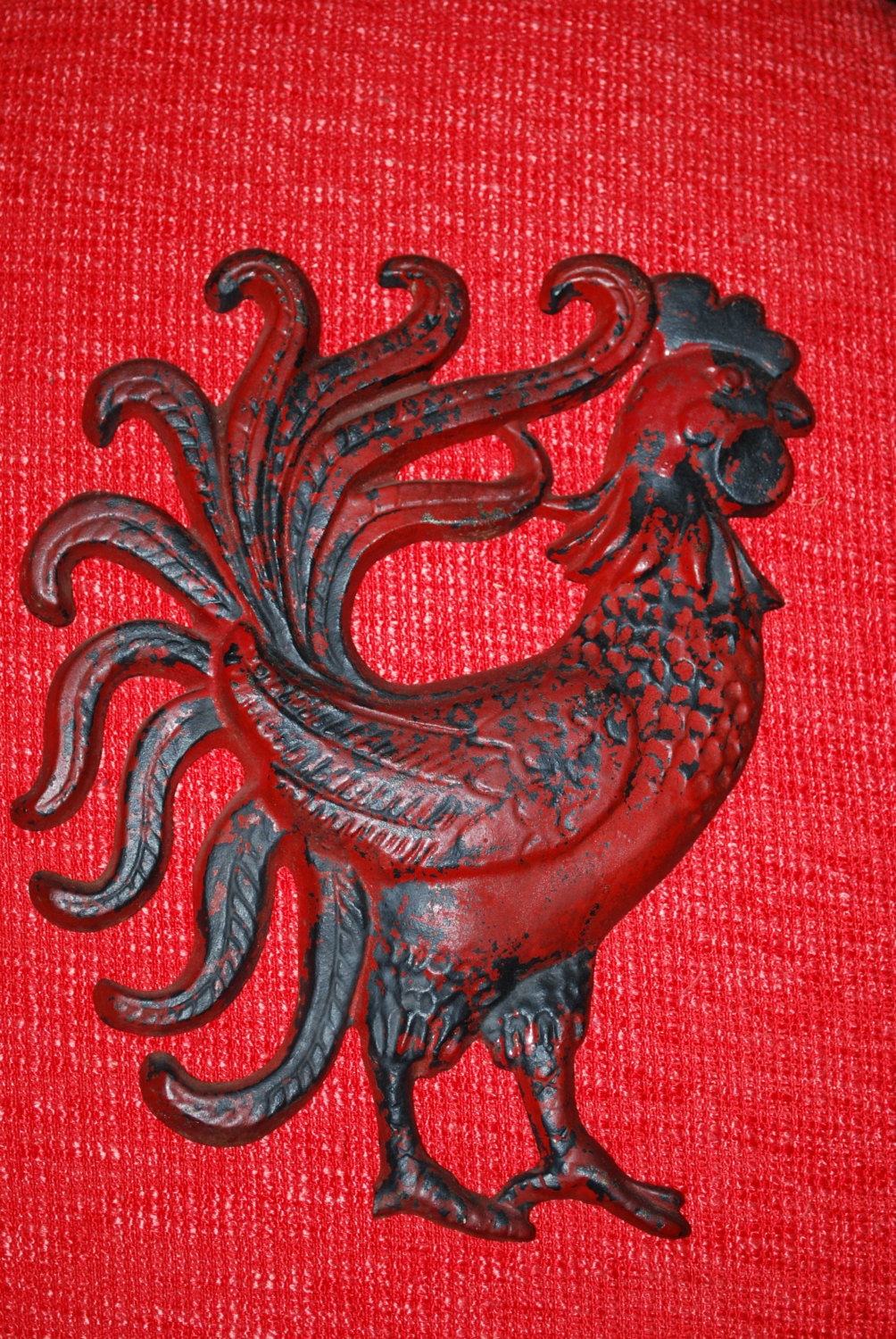 Vintage Wrought Iron Rooster