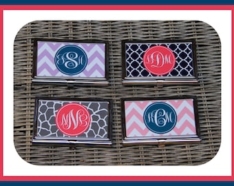 Gifts for Co Workers Custom Business Card Case, Personalized Business Card Case Monogrammed Business Card Personalized Gift For Coworker