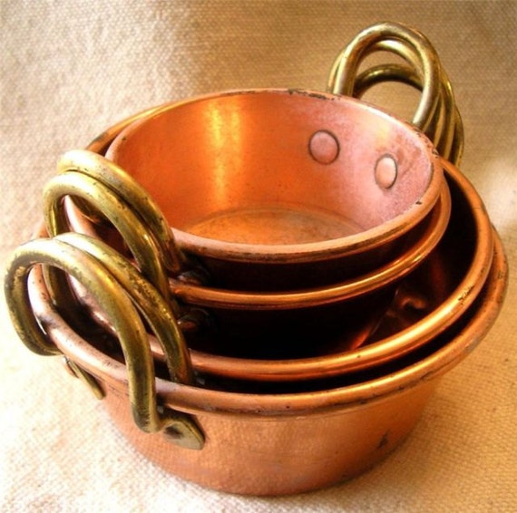 brass cooking set