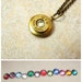 Bullet Locket Necklace- Bullet Jewelry -Birthstone Jewelry -Minimalist Jewelry- Pendant- Country Girl- Conservative