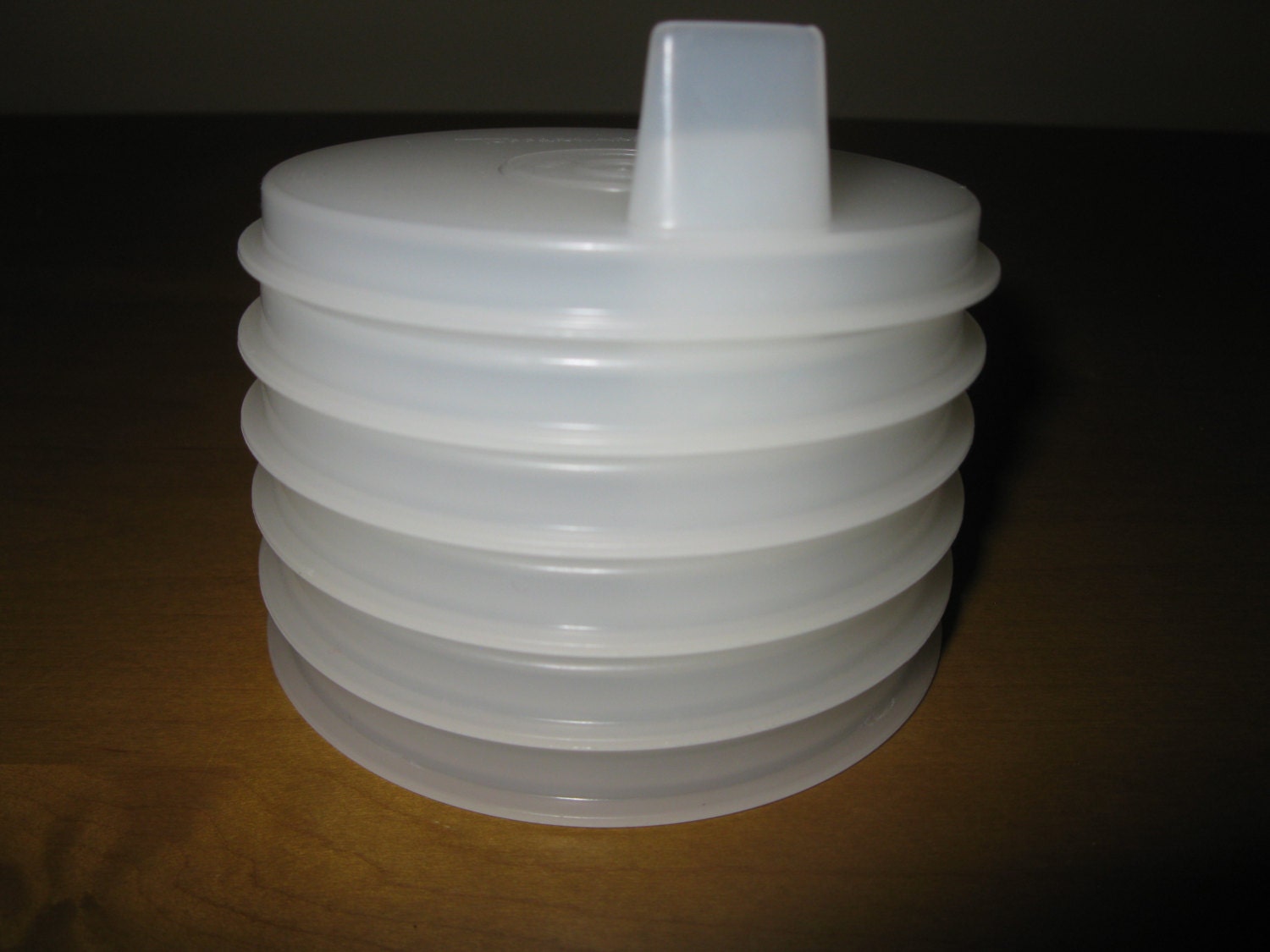 vintage Tupperware sippy cup lids set of 6 fits bell