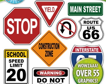 Anti Bullying Street Signs Clipart by ZipADeeDooDahDesign on Etsy