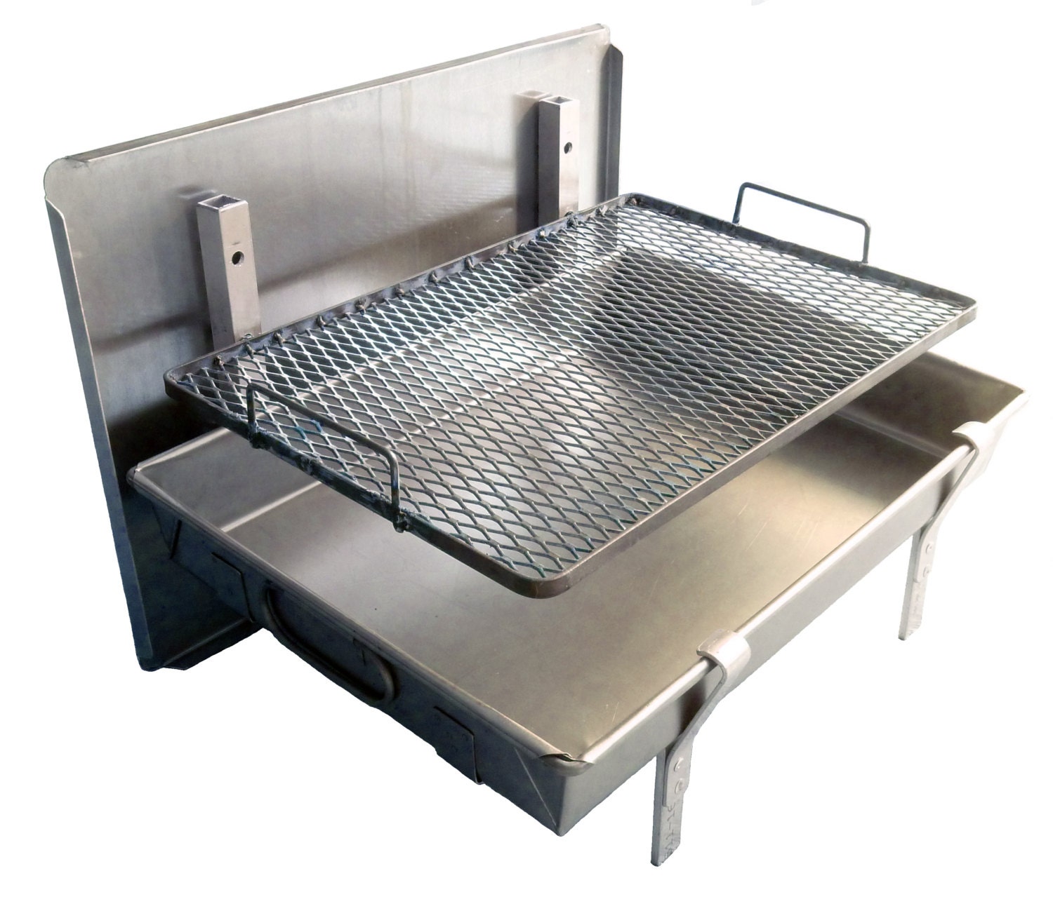 Large Wilderness FIRE PAN A Complete Light Weight Fire Pit