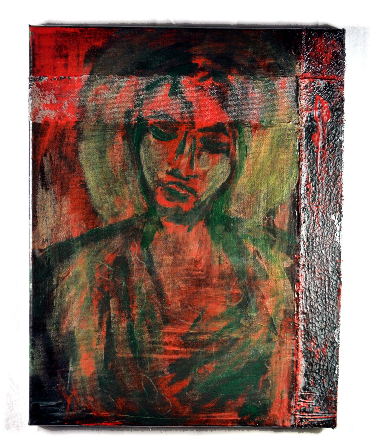 Serial Killer Jesus Original Painting by Poppy Z. Brite