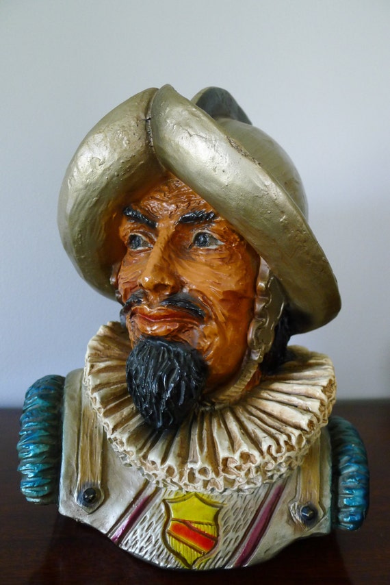 Spanish conquistador bust