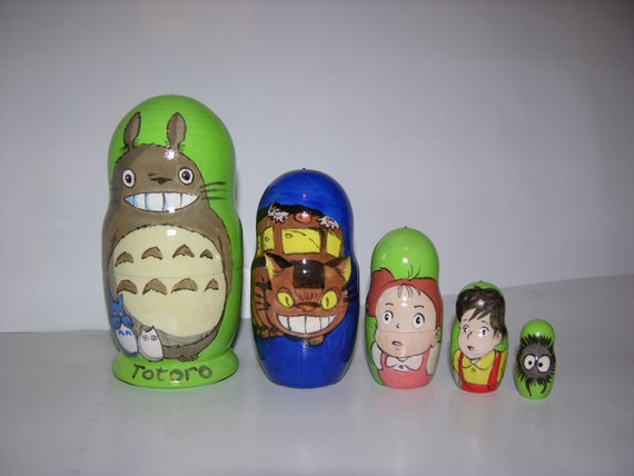 studio ghibli nesting dolls