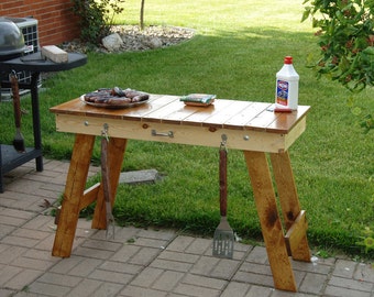 Grilling Table, Table, Portable Table, Tailgating Table, Lightweight Table, Deck Table