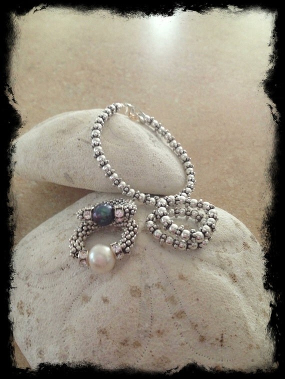 Sterling silver ring, fresh water pearl ring