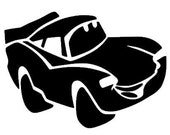Items similar to Lightning McQueen Stencil on Etsy