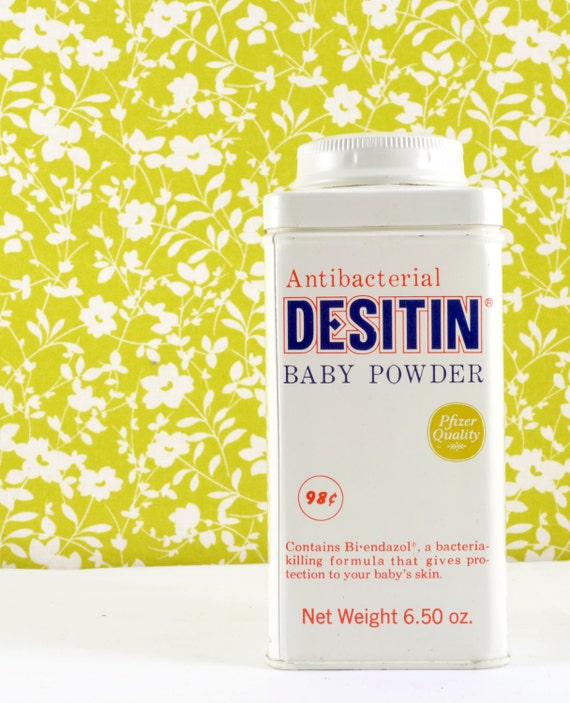 Vintage Tin Desitin Baby Powder
