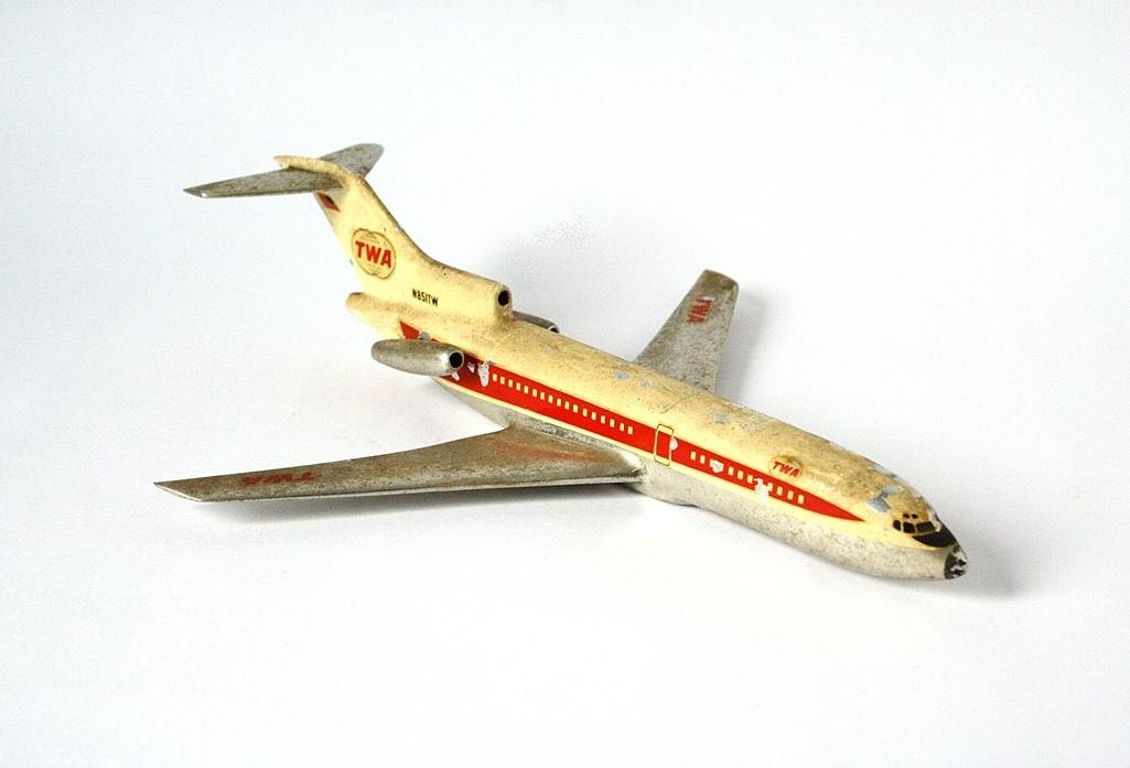 Vintage airplane die cast metal airplane