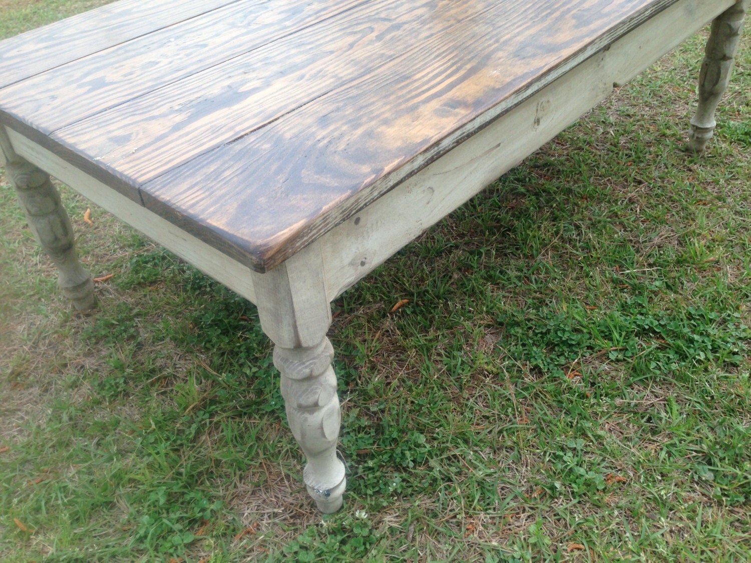 Primitive Style Coffee Table by thebarnatparkfarm on Etsy
