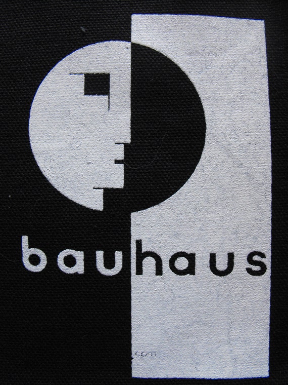 BAUHAUS logo patch goth gothic punk new wave Free Shipping