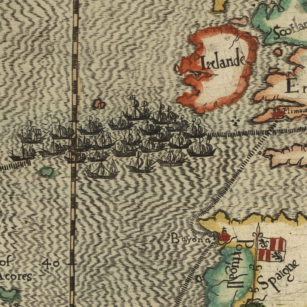 Sir Francis Drake Voyage Map 1588 By TerraIncognitaMaps On Etsy sir-francis-drake-voyage-map-1588-by-terraincognitamaps-on-etsy