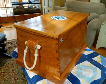 Solid Cherry Sea Chest.