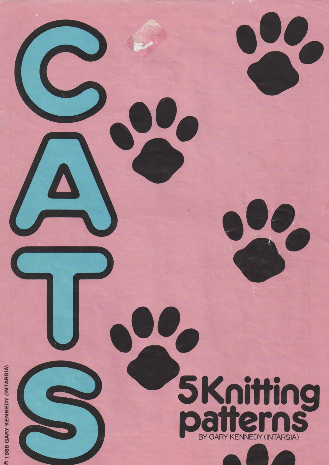 PDF File Cats Intarsia Knitting Pattern