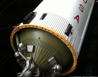 SATURN V Rocket-NASA Space Camp-8x10 Fine Art Photo Shabby Chic Print. Minimal simple style. Natural Home Décor