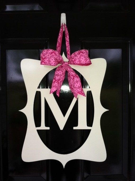 Metal Monogram Door Hanger