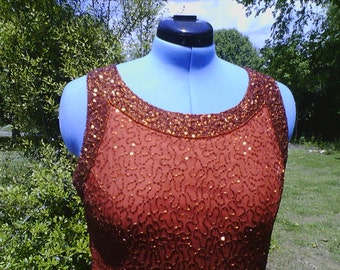 SALE Curve Hugging Beaded Formal Dress