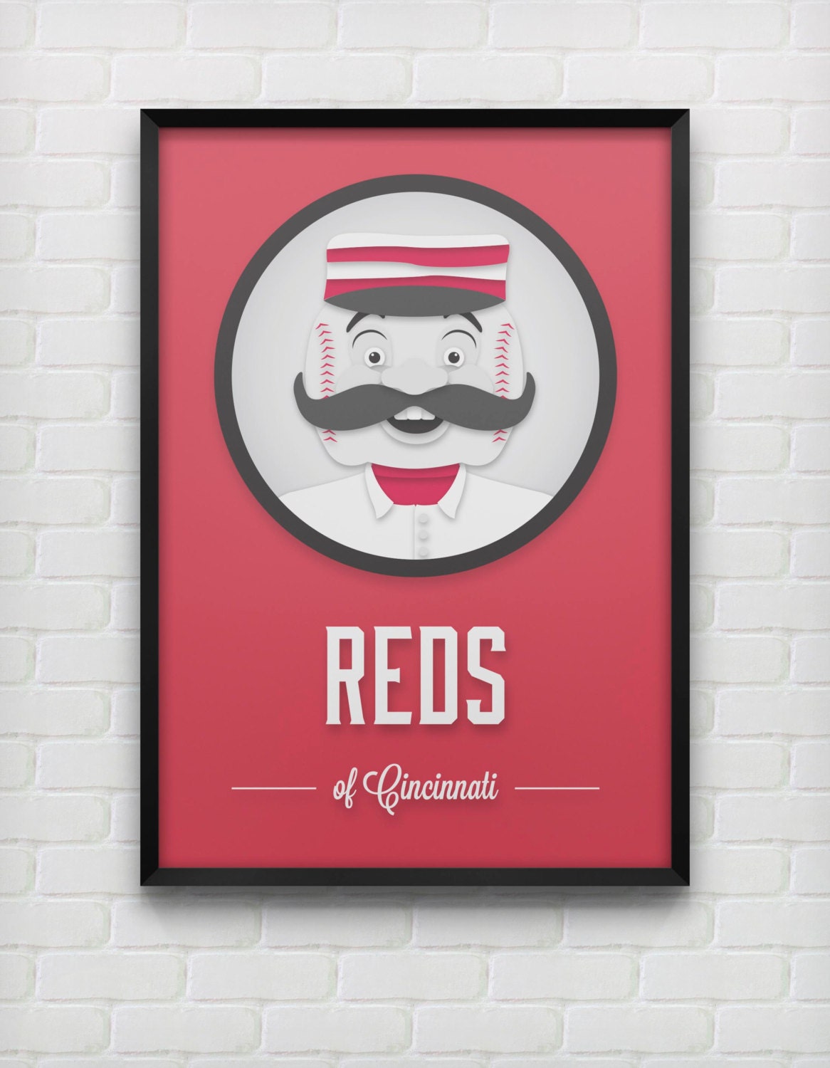 Cincinnati Reds Print by DesignsByEJB on Etsy