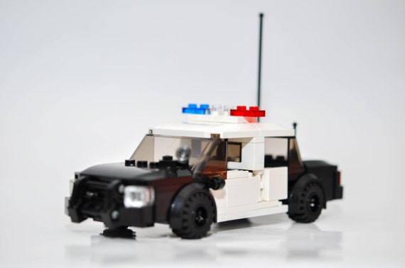 City Custom Police Car Model built with Real by ABSDistributors