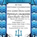 Demi-god/Percy Jackson Inspired/Greek God/ Half-Blood Themed Birthday Invitations- Sea Blue Child of Poseidon Demi-god Boy or Girl- Digital