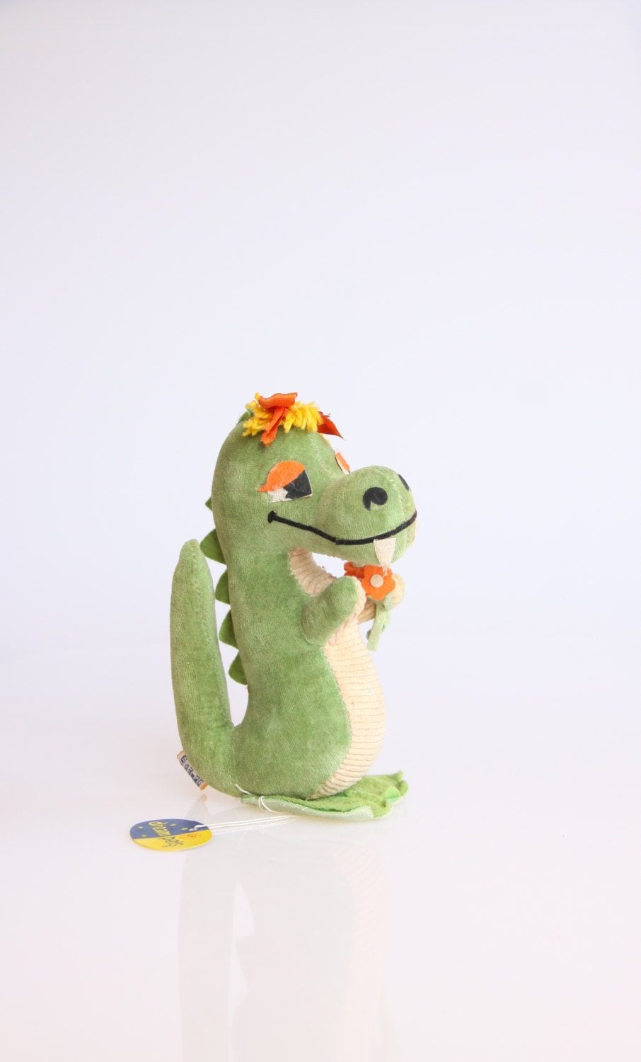 vintage stuffed alligator