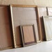 Vintage Gold Fancy Metal Picture Frames 8x10 and 5x7