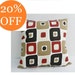 Geometric Modern Pillow Cover 18 x 18 Man Gift 20% Off Sale