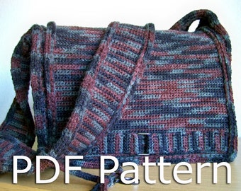 ... Crochet Messenger Bag Pattern, Knit Crochet Laptop Messenger Bag