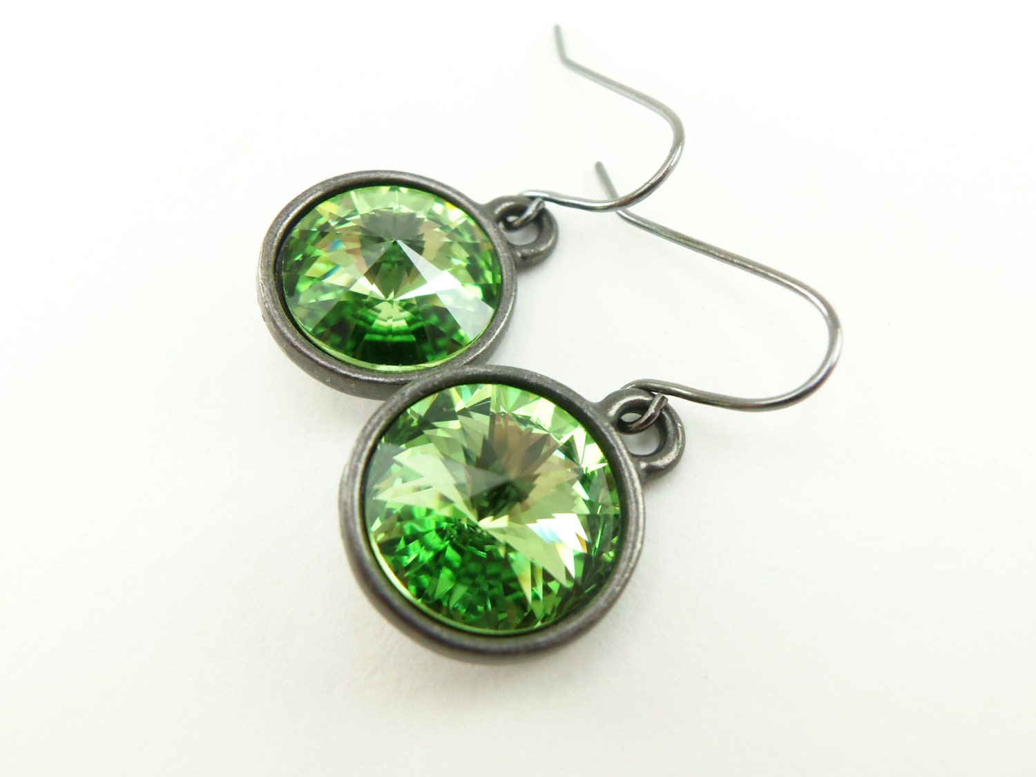 Peridot birthstone earrings Clearance