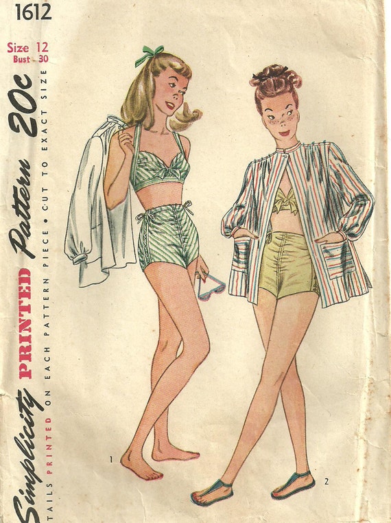 Vintage Bathing Suit Pattern 2