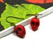 Red Skull Earring Skull Earings Skull Jewelry